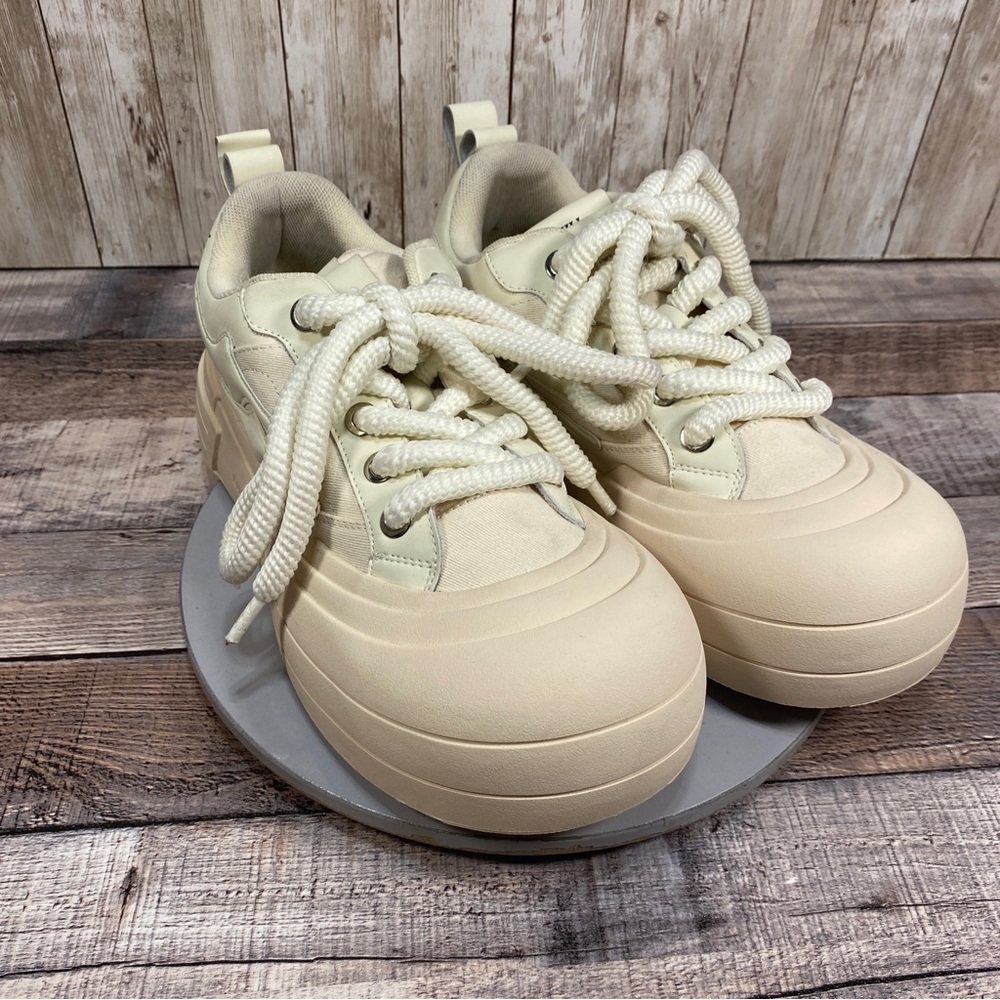 Killwinner ‘Smile Life' Skateboard Shoes Cream Size Men 8.5 Women 10